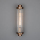 Louise Art Deco Brass and Glass Wall Sconce