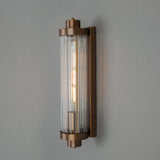 Louise Art Deco Brass and Glass Wall Sconce