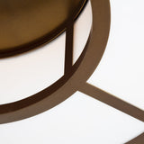 Norman Black Brass Ceiling Light with Integrated LED