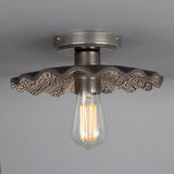 Black Clay & Antique Brass Kapok Tree-Inspired Ceiling Light
