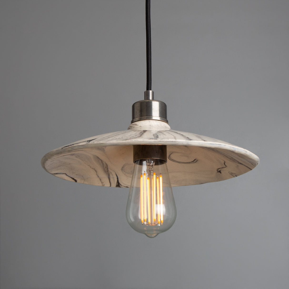Marbled Brass Pyrus Pendant Light