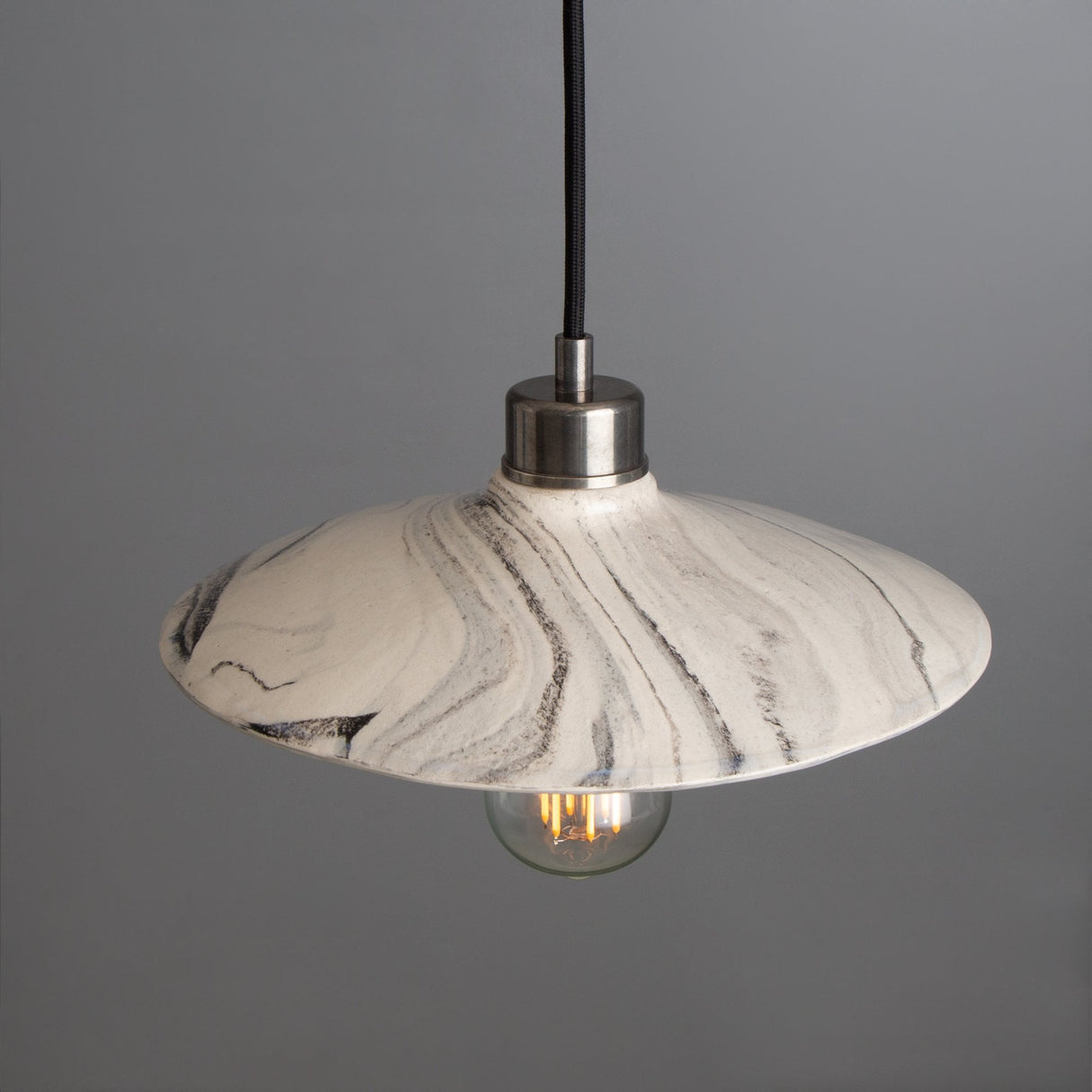 Marbled Brass Pyrus Pendant Light