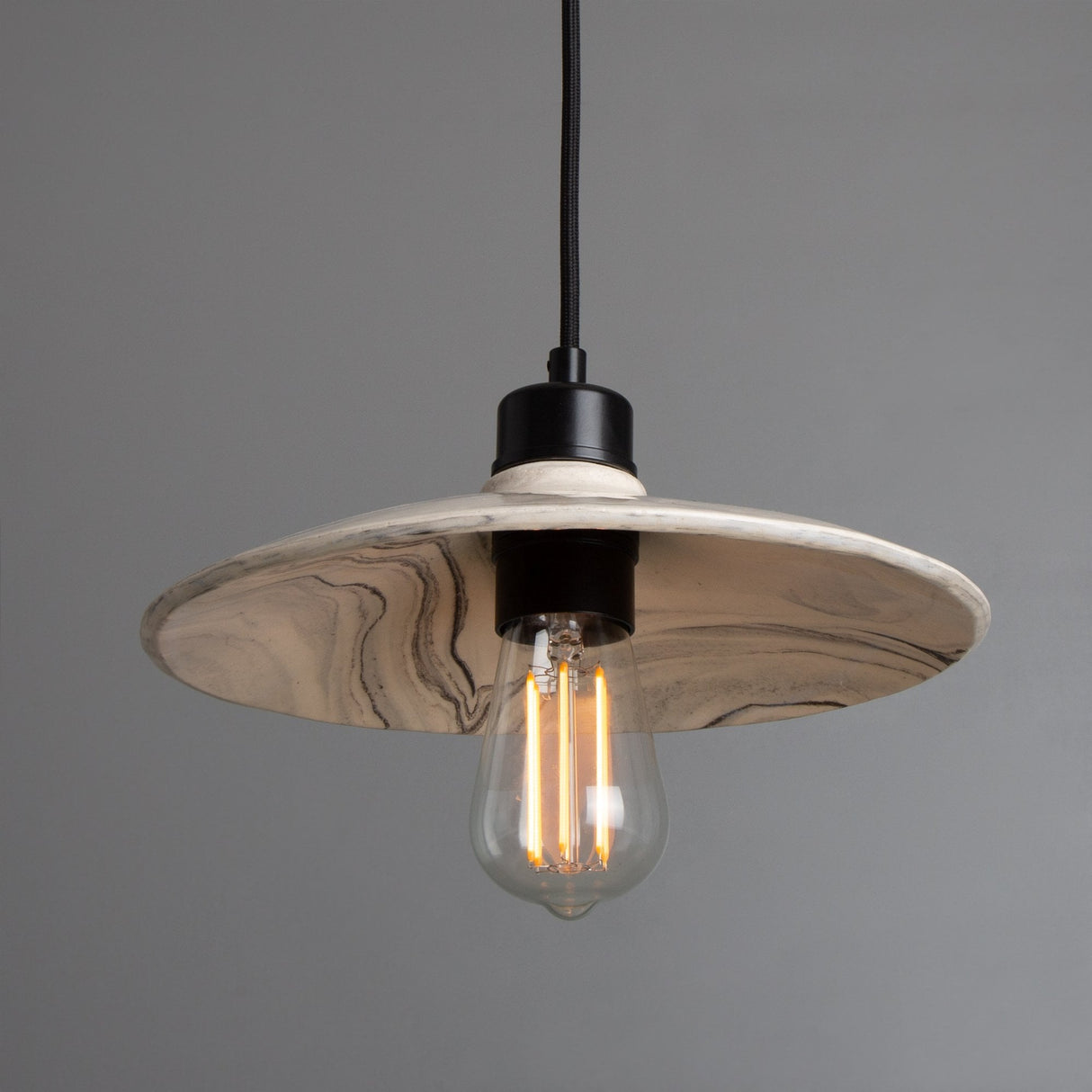 Marbled Brass Pyrus Pendant Light