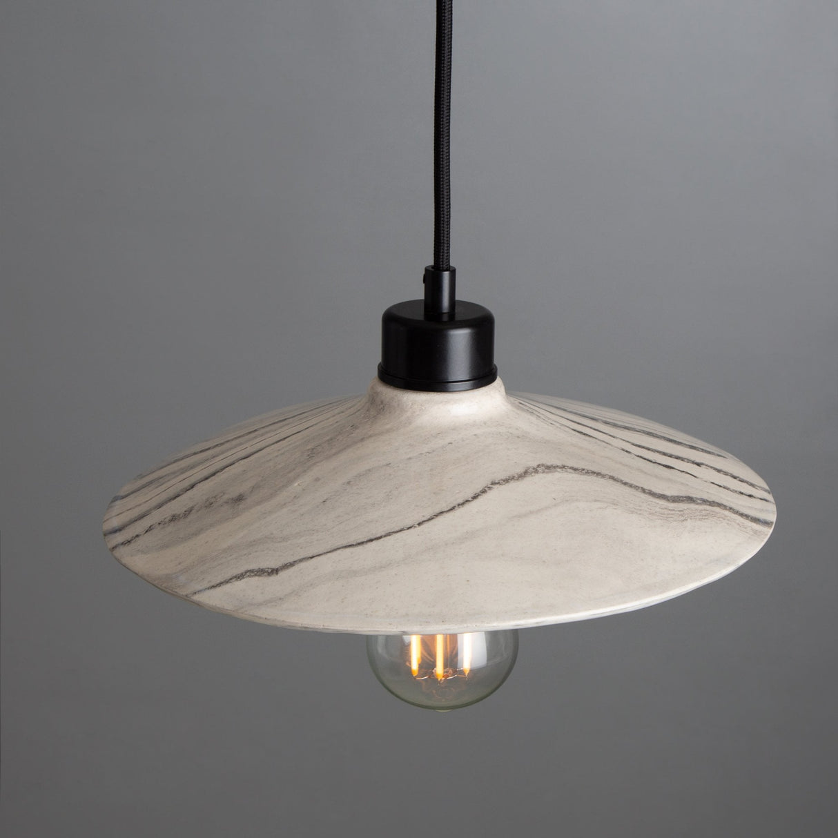 Marbled Brass Pyrus Pendant Light