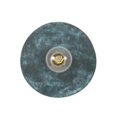 Ethereal Blue Earth Brass Wall Sconce