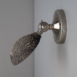Coco Wall Sconce - Black Ceramic, Antique Brass