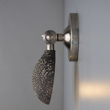 Coco Wall Sconce - Black Ceramic, Antique Brass