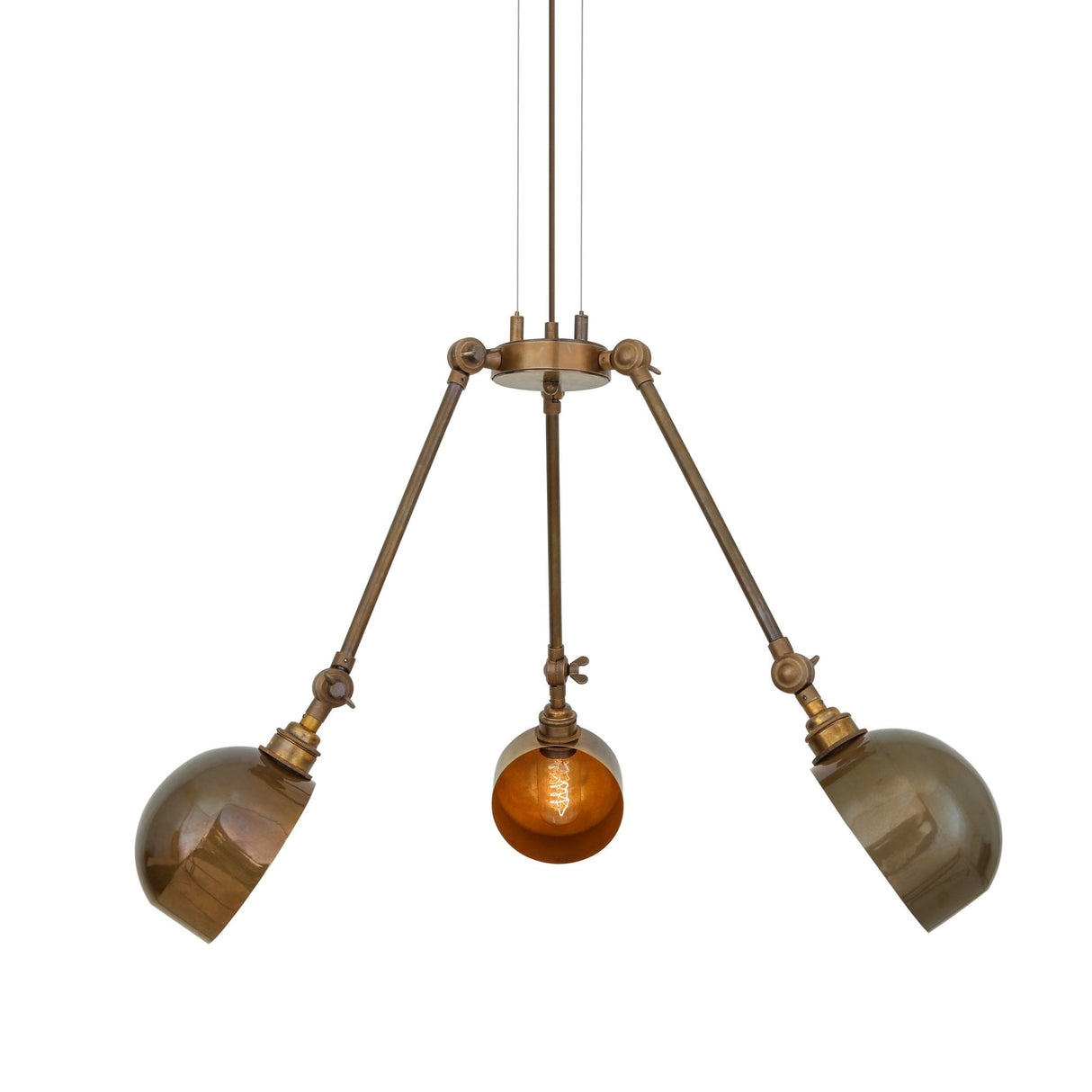 Neiva Modern Brass Chandelier