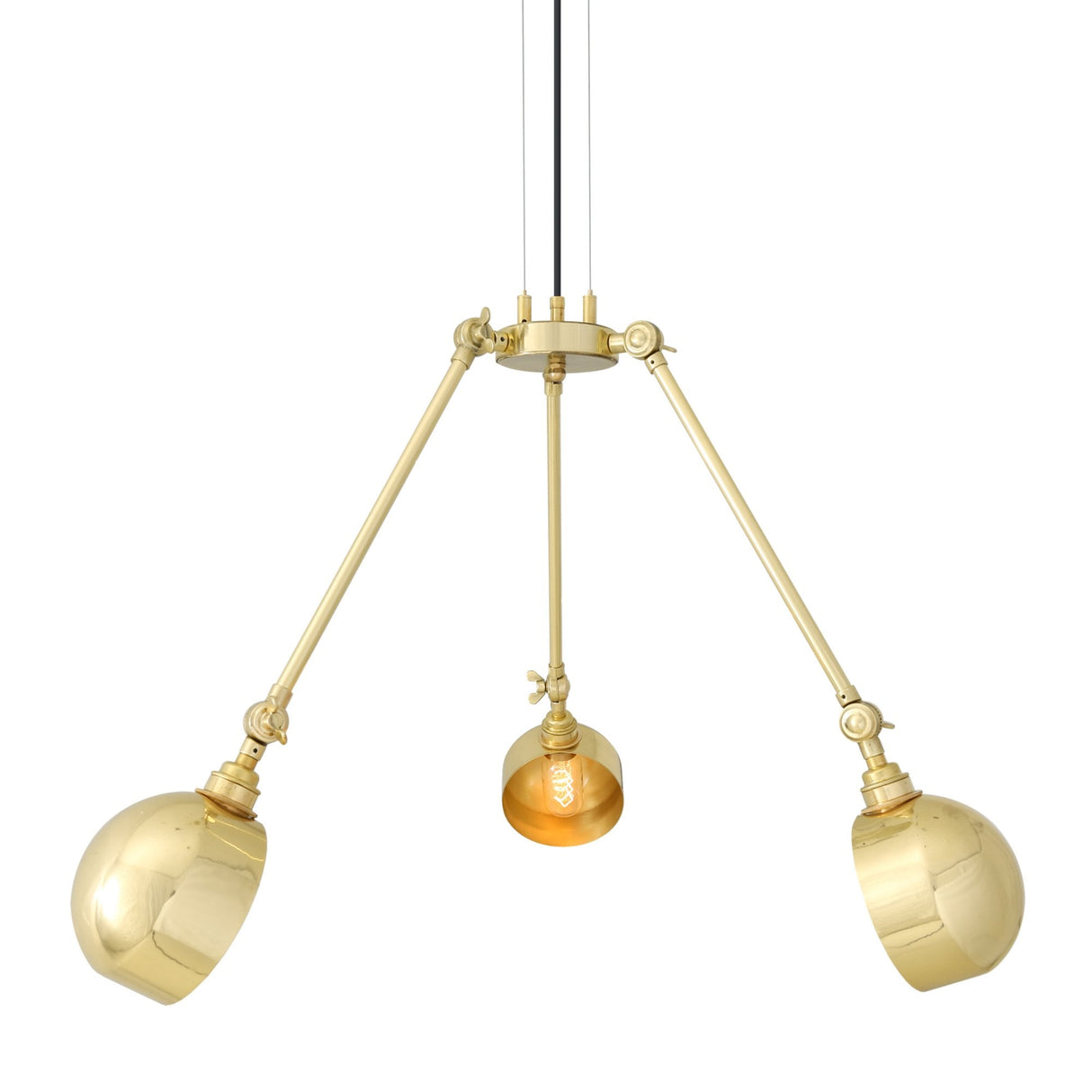 Neiva Modern Brass Chandelier