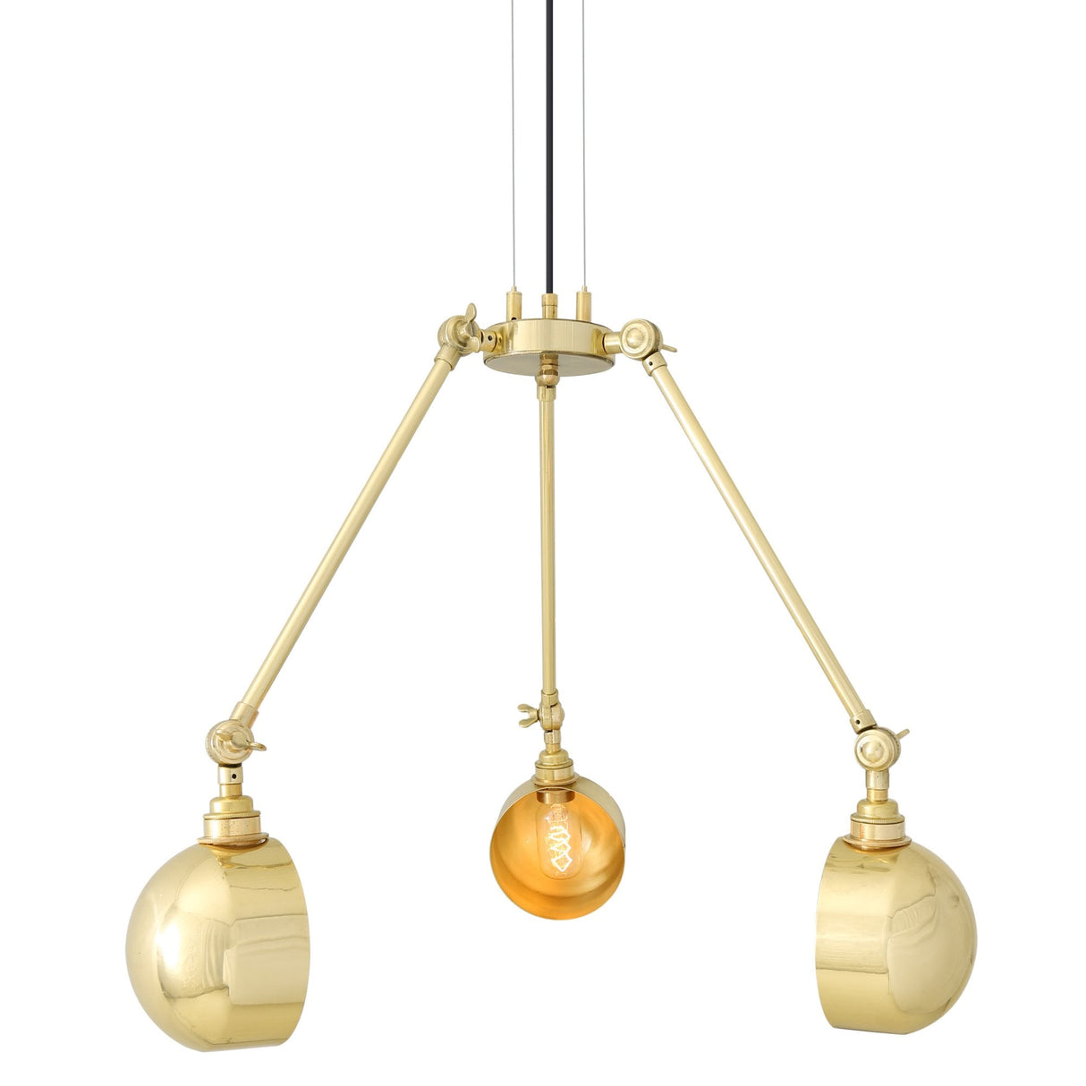 Neiva Modern Brass Chandelier