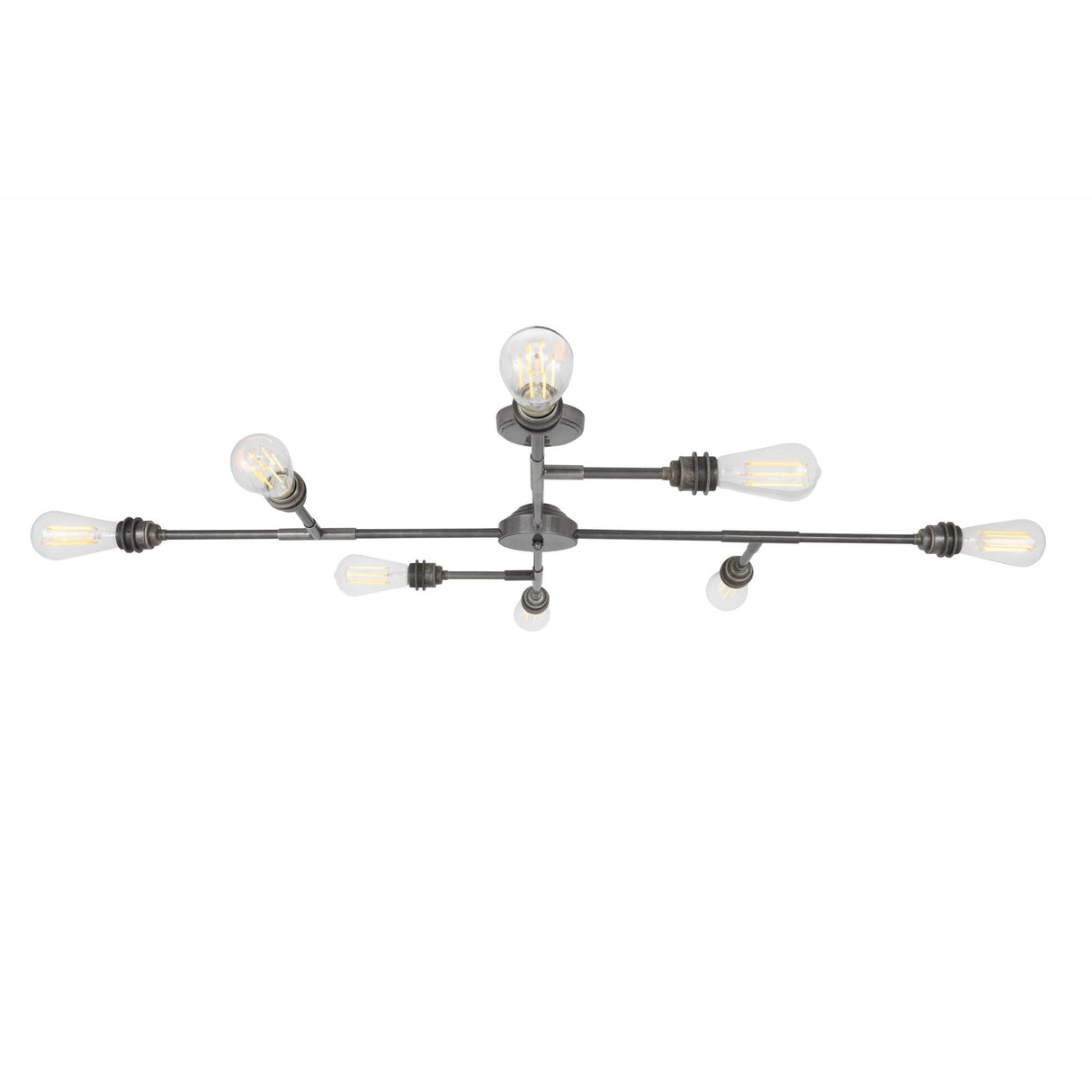 Luxora 8-Arm Antique Brass Chandelier