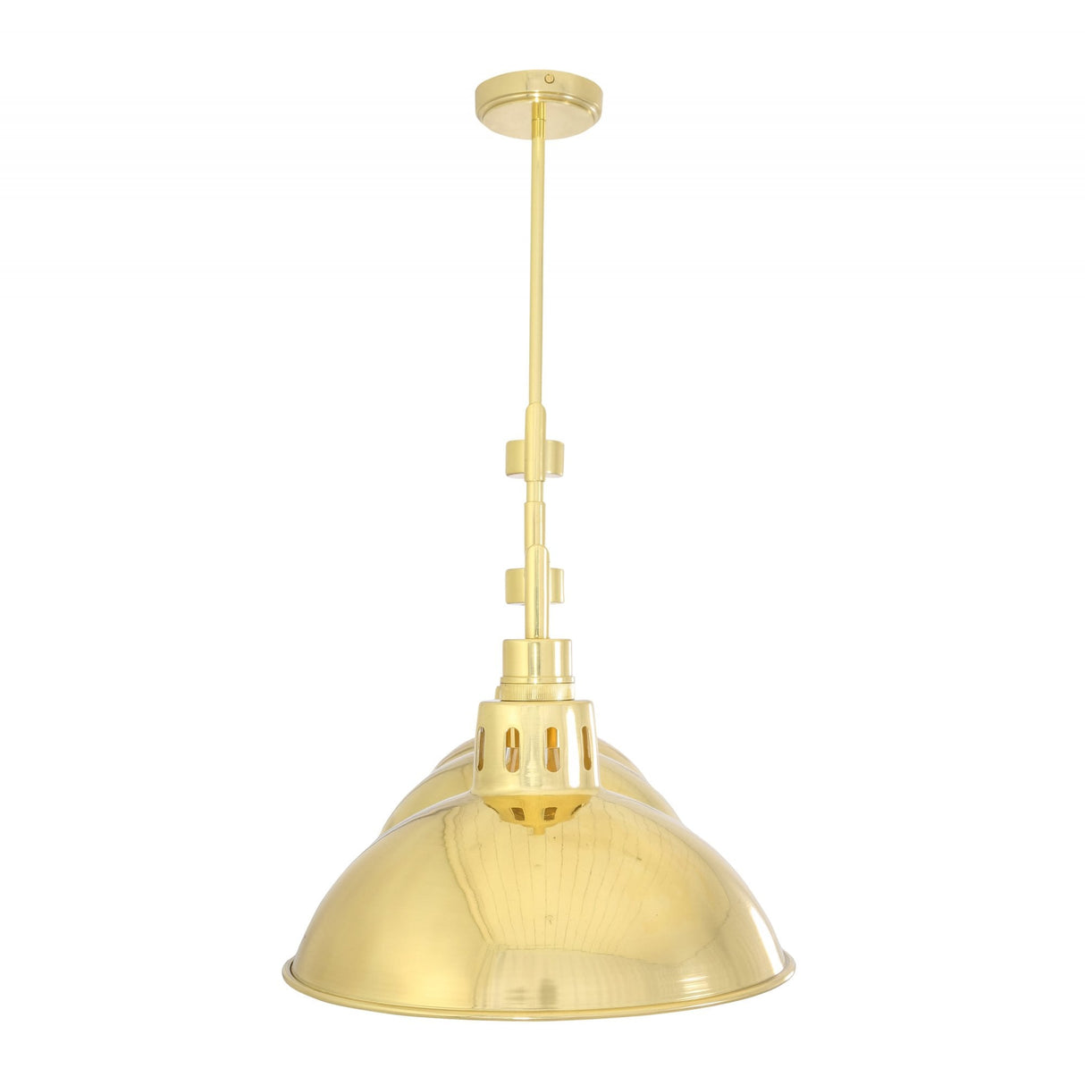 Antique Brass Industrial Bar Pendant Chandelier
