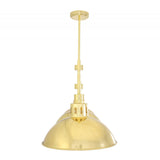 Antique Brass Industrial Bar Pendant Chandelier