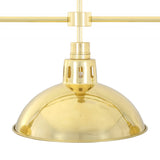 Antique Brass Industrial Bar Pendant Chandelier