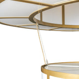 Santa Fe 2-Tier Bronze Chandelier - Grand Opal Elegance
