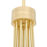 Wilmot Globe Chandelier in Antique Brass and Clear Glass