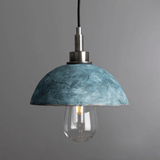 Blue Earth Kingii Pendant – Antique Brass Elegance