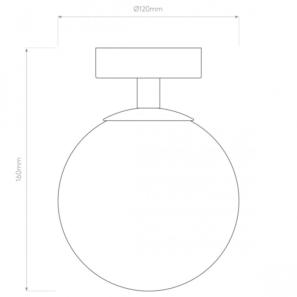 Matte Black Denver Ceiling Light Fixture