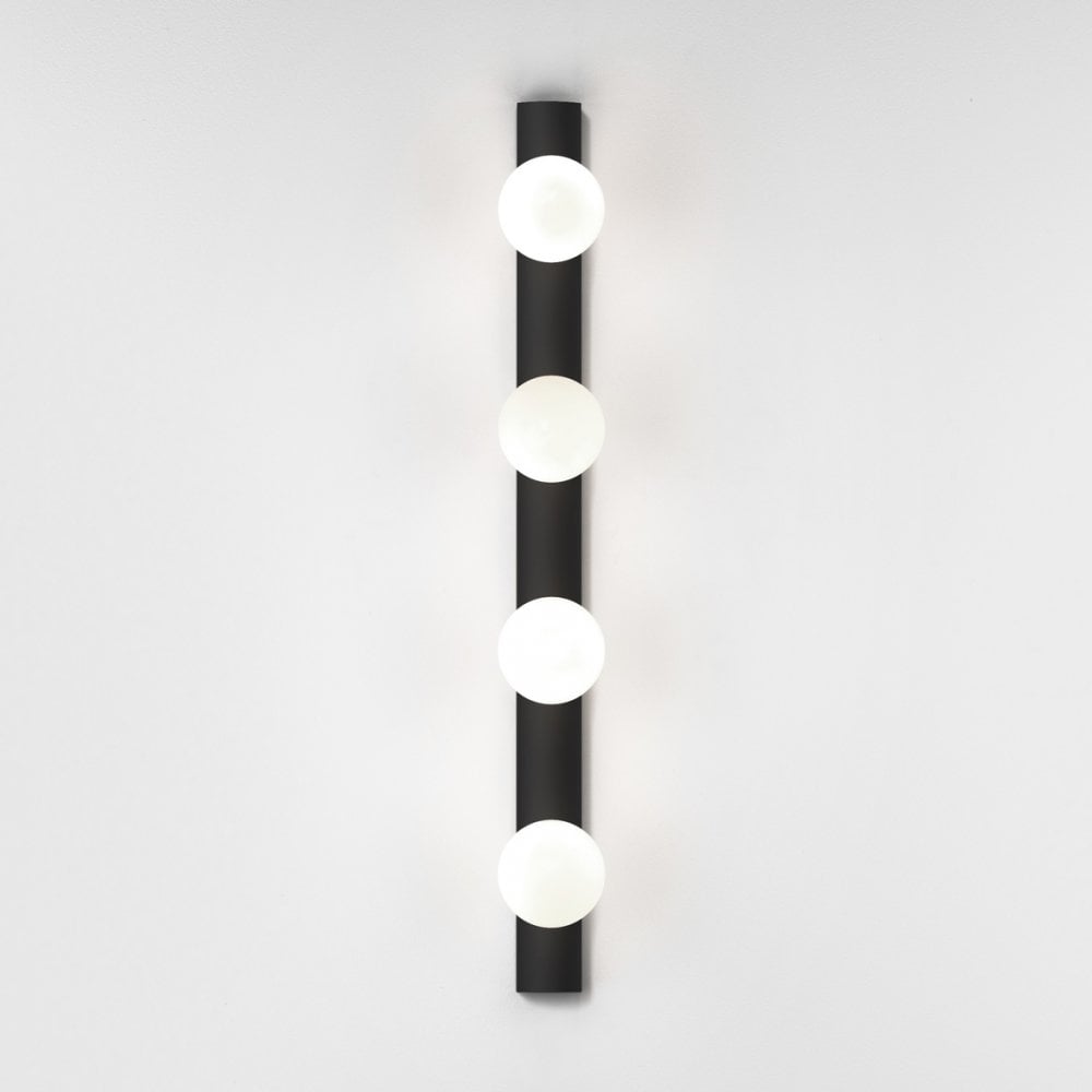Elegant Matte Black Cabaret Lighting Fixture