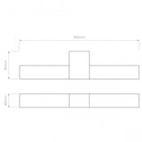 Elegant Matte Black Wall Light Fixture