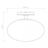 Matte Black Zeppo Ceiling Light Fixture