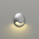 Sleek Silver One LED Wall Light