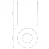 Kos Round White LED Downlight