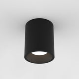 Kos Round 140 LED Ceiling Light in Textured Black