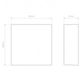 Elis Dual LED Wall Sconce in Solid Brass