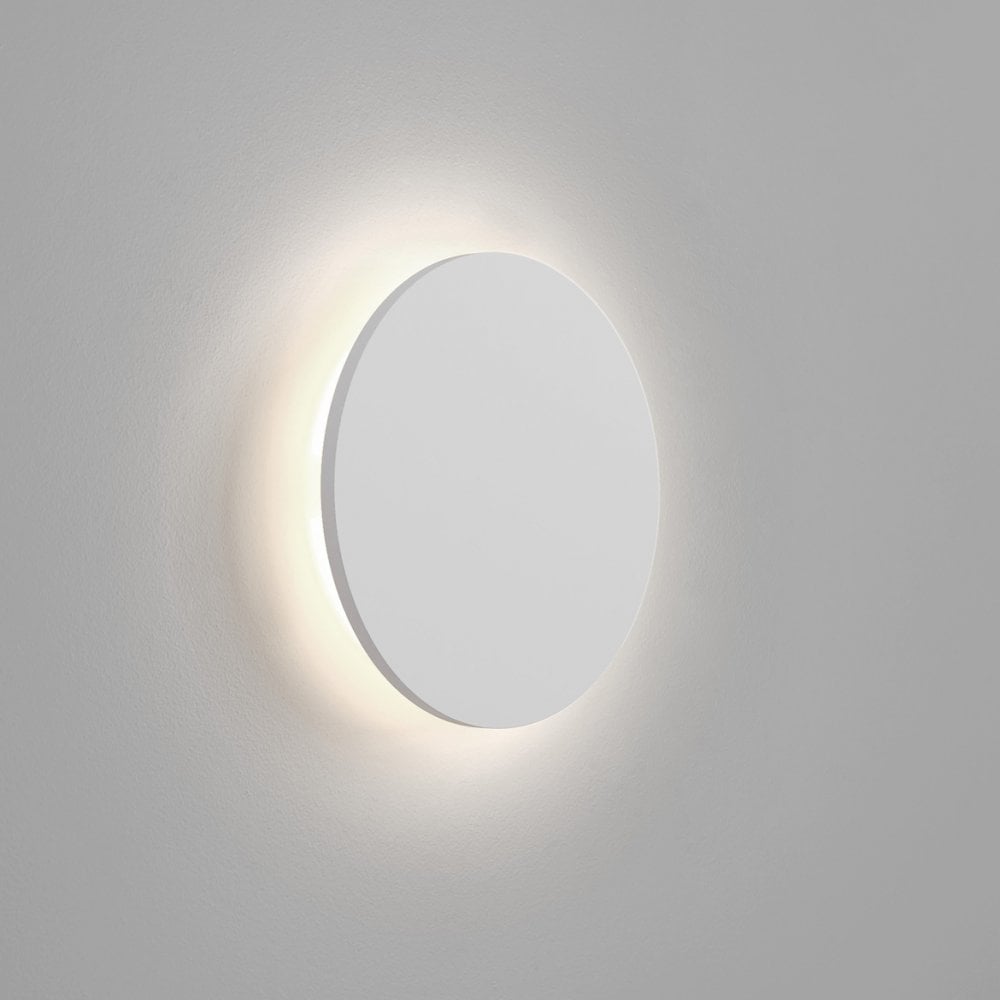 Lunar Glow Plaster LED Wall Light