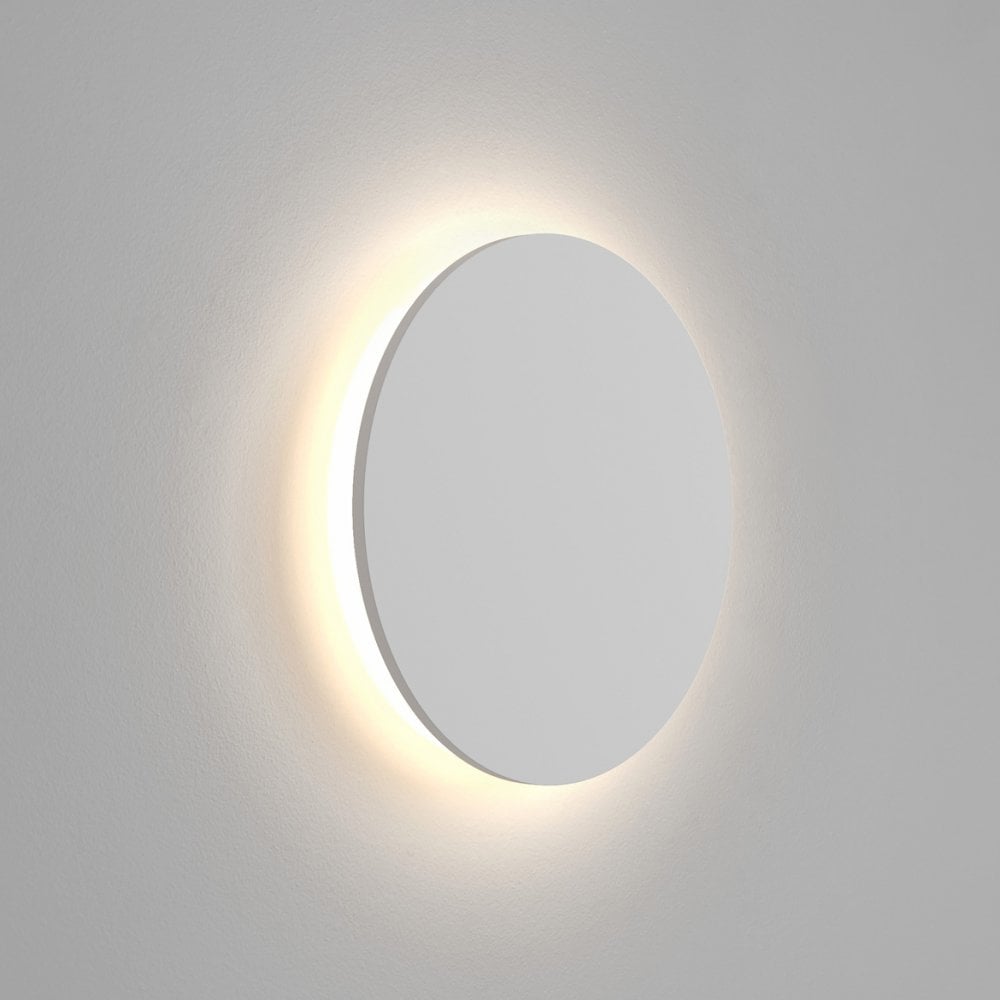 Lunar Glow 350 LED Wall Light - Plaster Finish