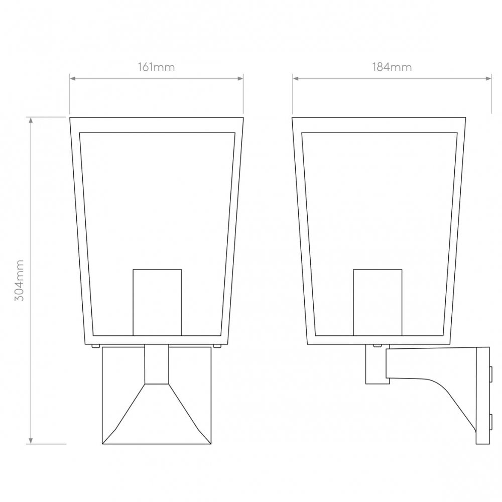 Farringdon Matte Black Wall Sconce