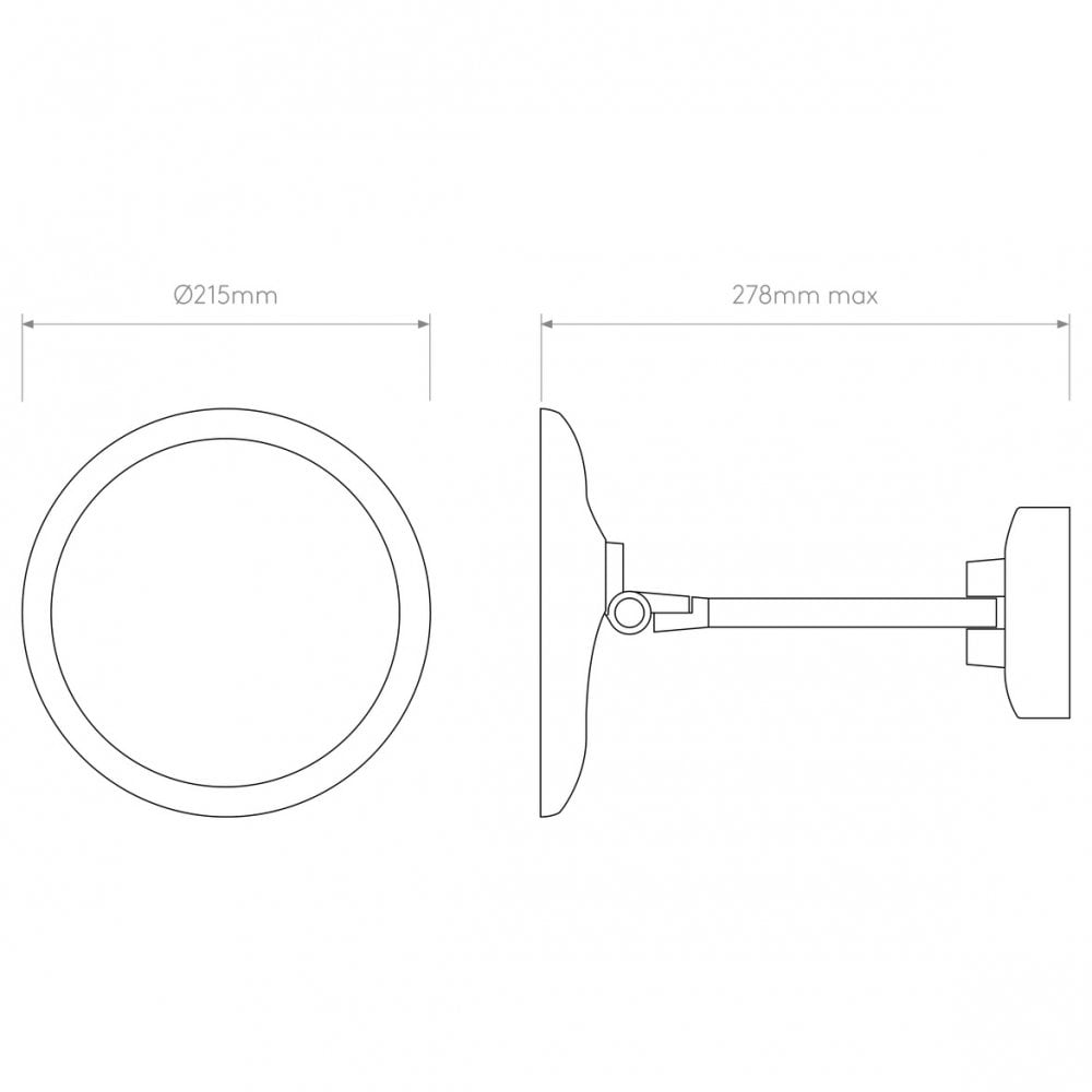 Sleek Mascali LED Wall Mount in Matte Black Finish