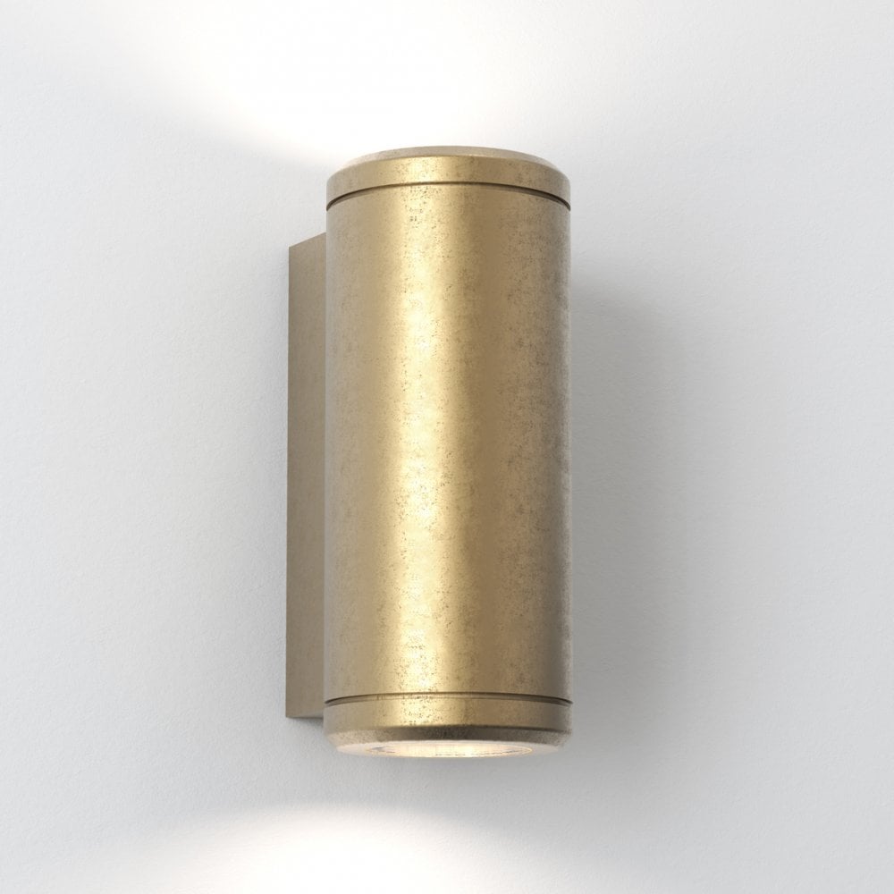 Jura Twin Solid Brass Wall Sconce