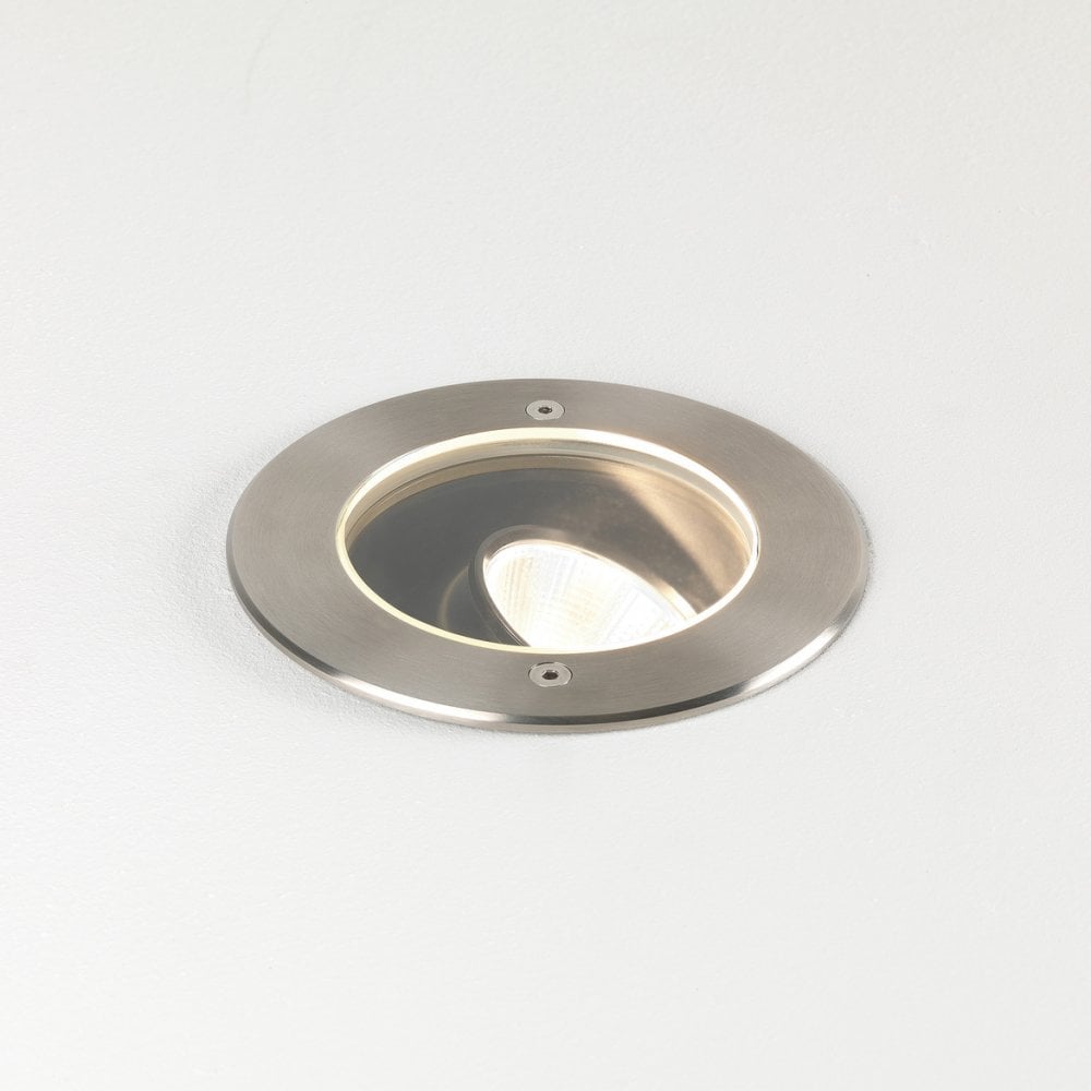Cromarty 120 LED Ground Light in Brushed Stainless Steel