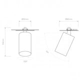 Sleek Matt Black Recessed Ceiling Light