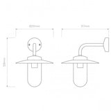 Solid Brass Portree Wall Light Fixture