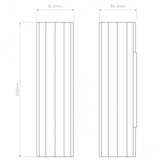 Eclipse 300 Matte Black Wall Sconce