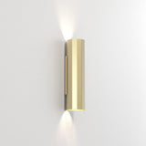 Sleek Zen Wall Light in Matte Gold