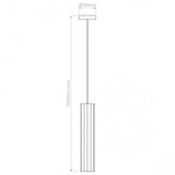 Matt Gold Hashira Ceiling Pendant Light