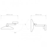 Nagoya Chrome Wall Light Fixture