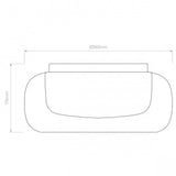 Aquina Chrome Elegance 360 Ceiling Light