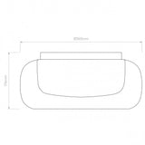 Aquina 360 Matte Black Ceiling Light Fixture