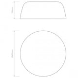 Matte Black Taiko 400 Ceiling Fixture
