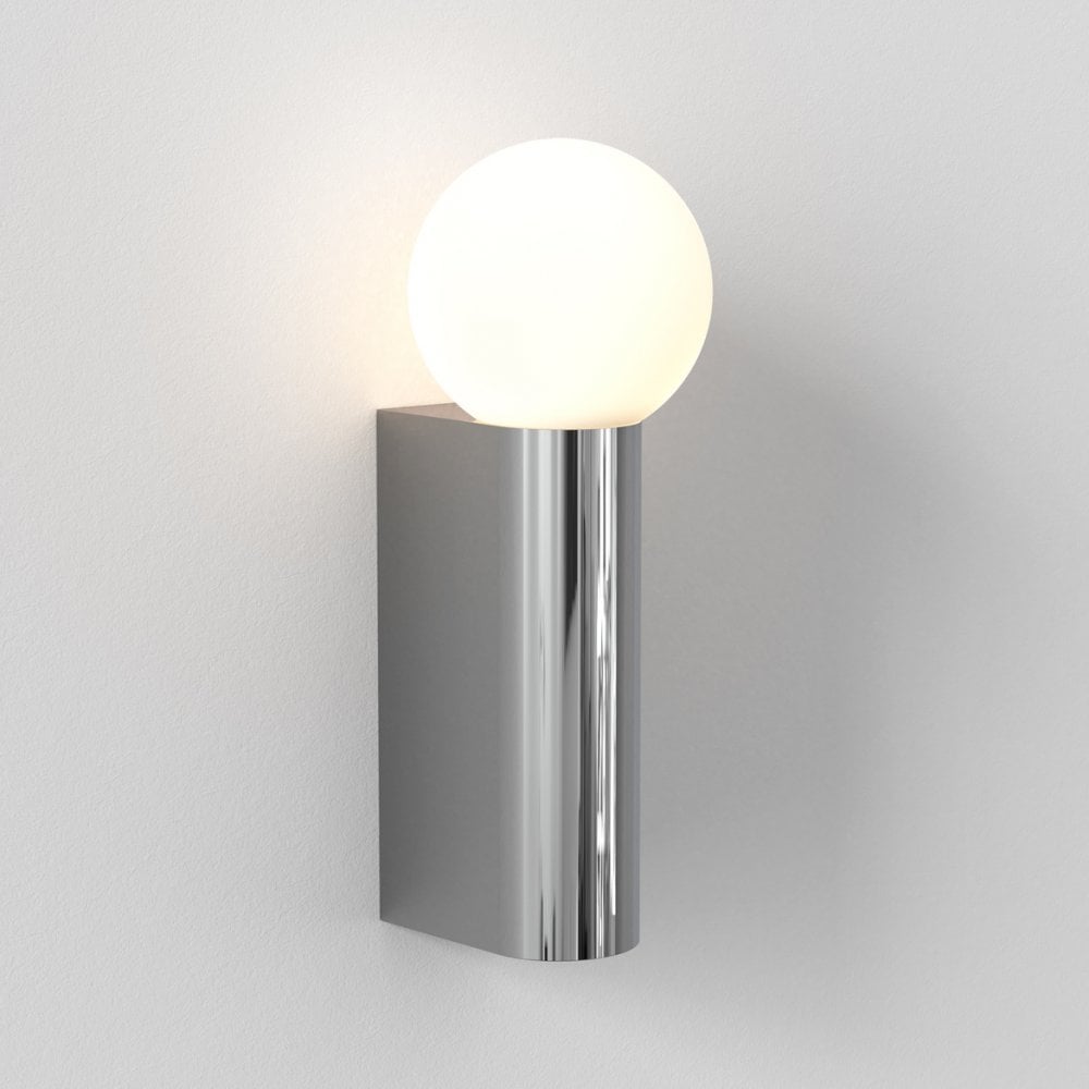Ortona Single Polished Chrome Wall Sconce