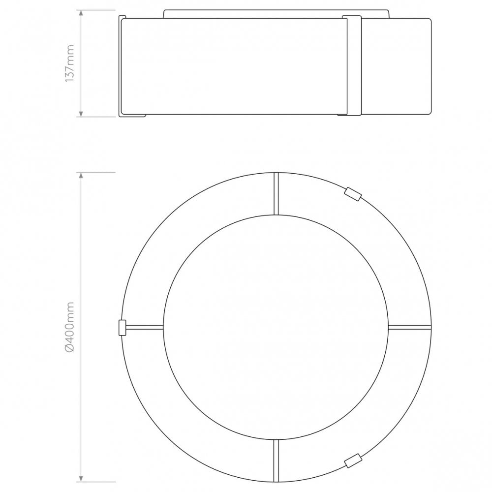 Elegant Salina White Drum Ceiling Light Fixture