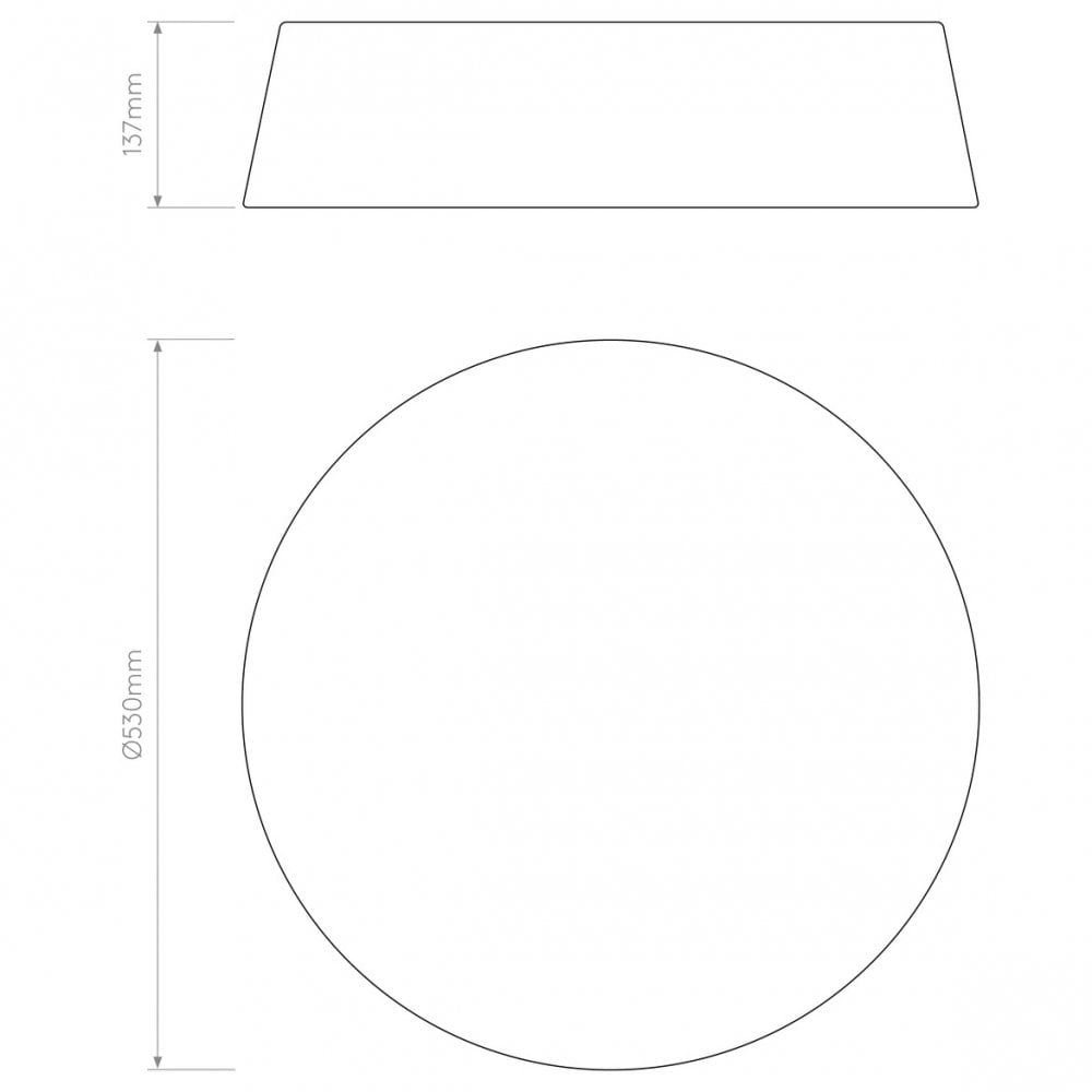 White Fabric Ceiling Light Fixture - Fife 530