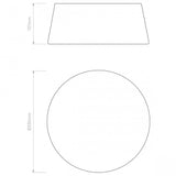 Putty Fabric Ceiling Lamp Fife 330