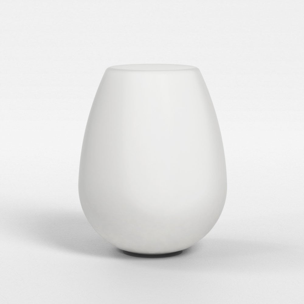 Opal White Tacoma Tulip Glass with Elegant Silhouette