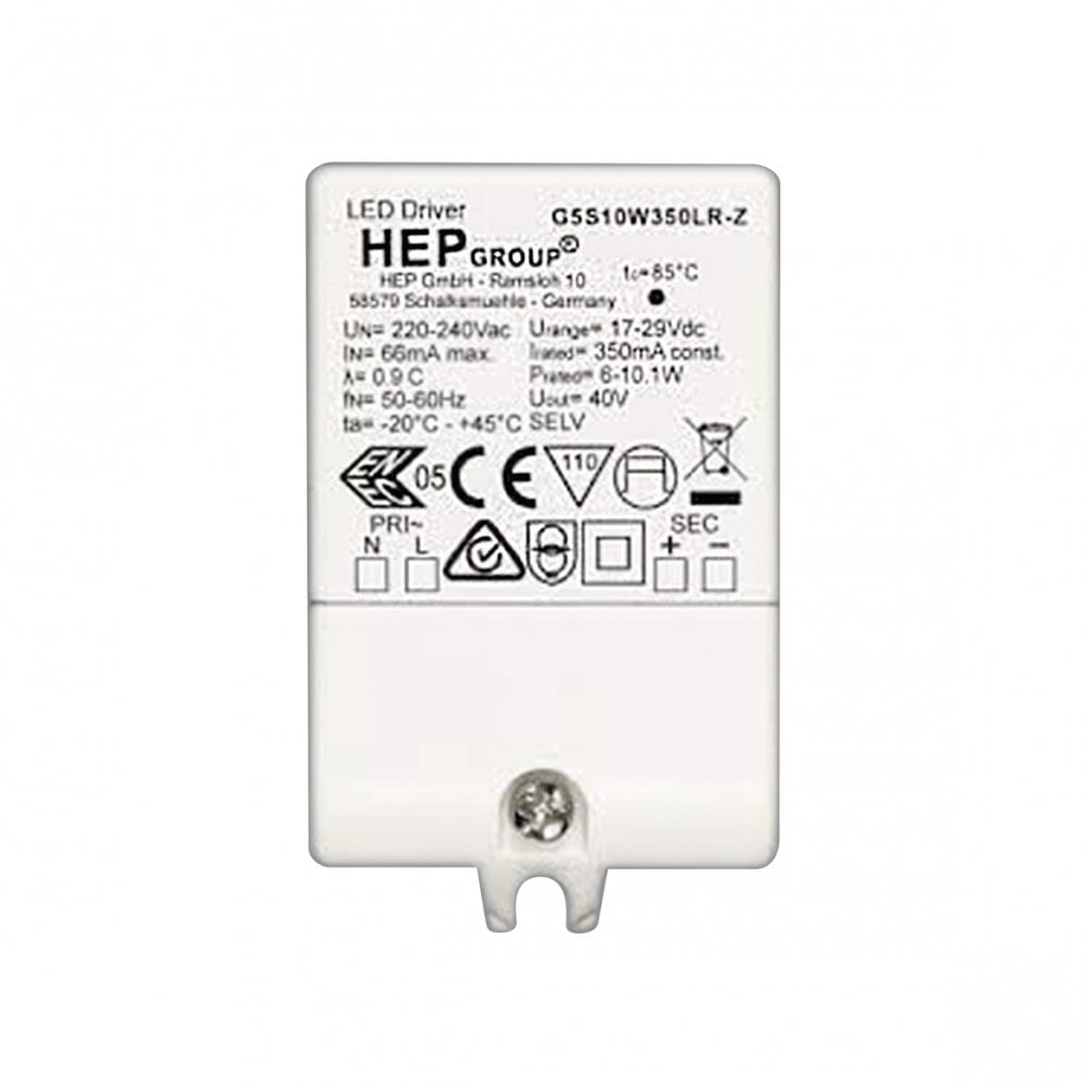 LED Power Supply 350mA 6-10.1W - Compact Design